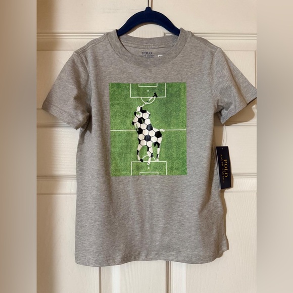 Polo Ralph Lauren Other - Polo by Ralph Lauren Gray Soccer Field T-Shirt